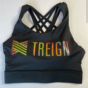 Treign Strappy Athena Playalinda Sports Bra Crossfit Small